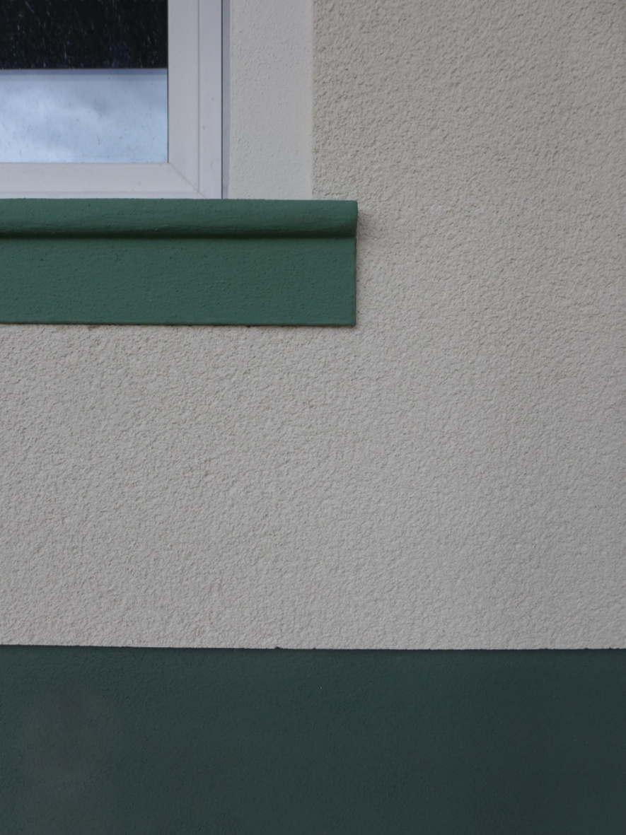 Entstehung der Putzfensterbänke - Schritt 3